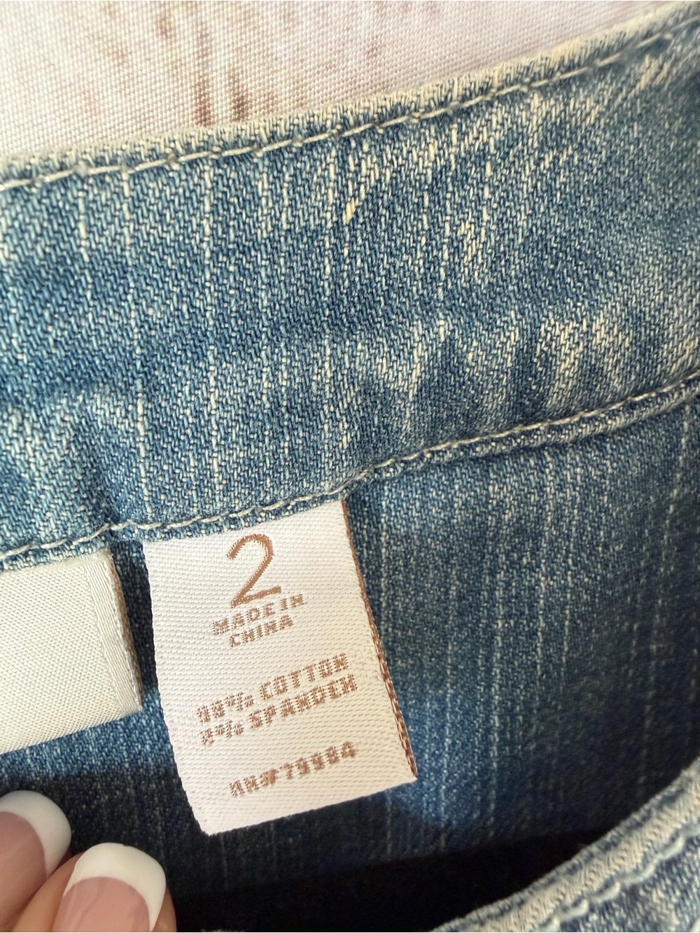 Chico's Light Blue Denim Zip Jacket Chico’s Size 2 (Large/12) - Picture 5 of 7